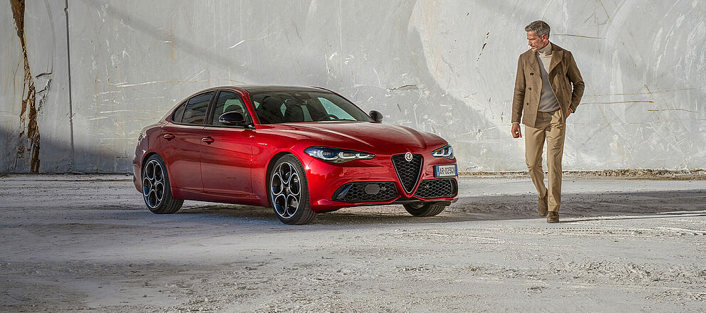 Alfa Romeo Giulia mit neuem Design