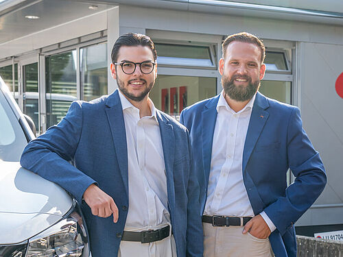 Fabrizio Romano und Lukas Wullschleger