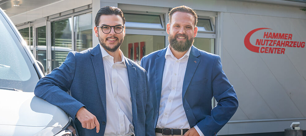 Nutzfahrzeug Verkaufsteam: Fabrizio Romano & Lukas Wullschleger