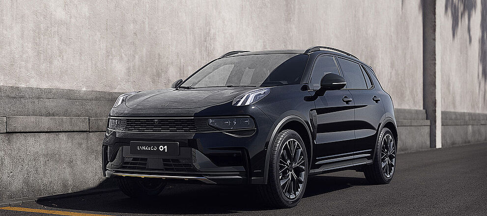 Lynk & Co 01 Front Schwarz