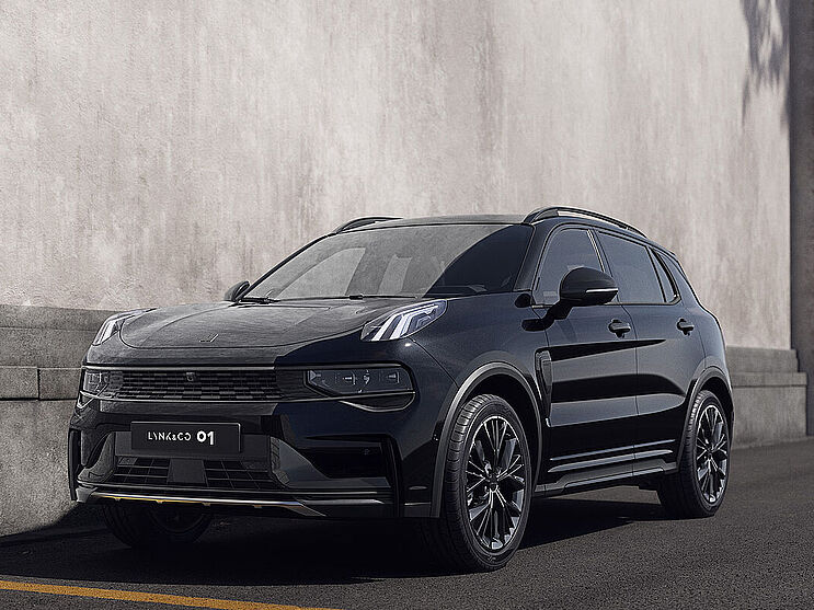 Lynk & Co 01 Front Schwarz