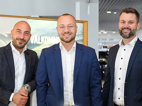 Unser Volvo Verkaufsteam: Calogero Testagrossa, Corado Rast, Joel Müller