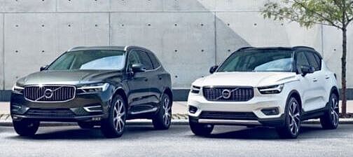 Schwarzer und weisser Volvo Selekt