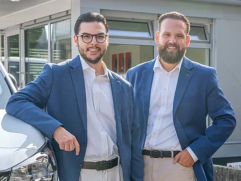 Verkaufsteam Nutzfahrzeuge Fabrizio Romano & Lukas Wullschleger