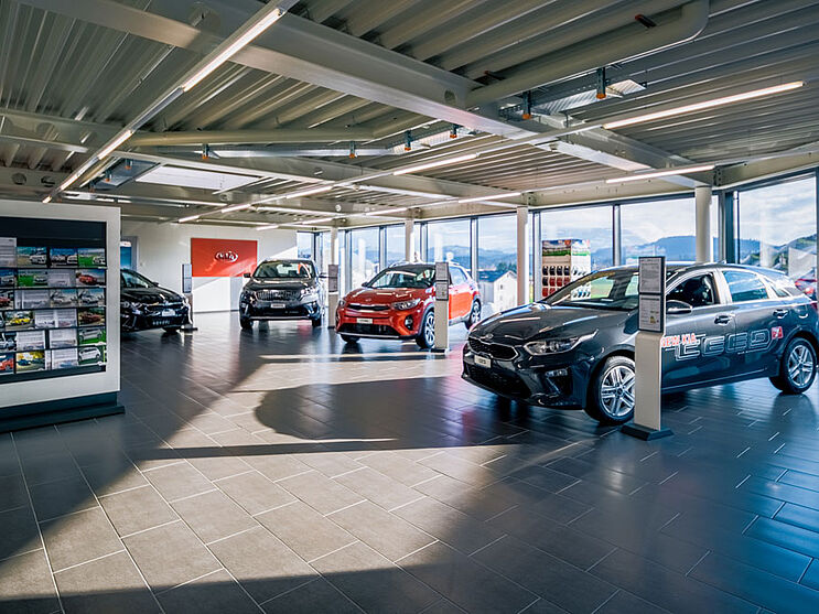 Kia Showroom Luzern bei Hammer Auto Center, offizielle Kia-Vertretung