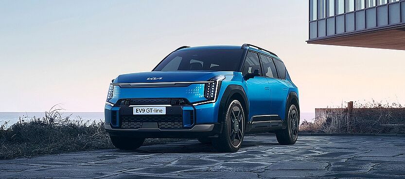 Kia EV9 mit einer 76,1-kWh oder 99,8-kWh Batterie.