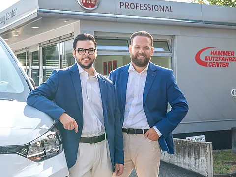 Verkaufsteam Nutzfahrzeuge Fabrizio Romano & Lukas Wullschleger