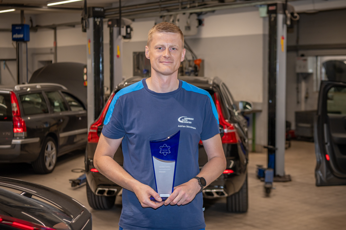 Auszeichnung zum Volvo Genius Technician
